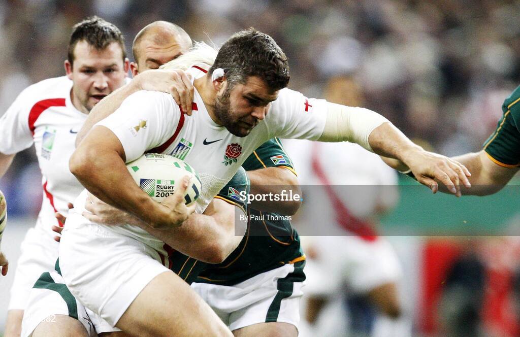 20 October 2007; England's Nick Easter in action against South Africa. Rugby World Cup Final, South Africa v England, Stade de France, Paris. Picture credit; Paul Thomas / SPORTSFILE