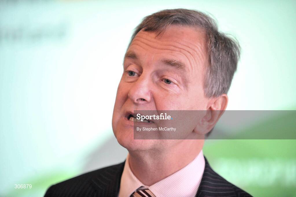 26 June 2008; Minister for Arts, Sport & Tourism, Martin Cullen, TD. speaking at the launch of the 2008 Tour of Ireland cycle race which is being held from the 27th to 31st August. Dublin Castle, Dublin. Picture credit: Stephen McCarthy / SPORTSFILE