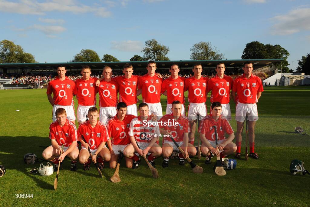 25 June 2008; Cork, Team. ESB Munster Minor Hurling Championship semi-final, Waterford v Cork, Walsh Park, Co. Waterford. Picture credit: Matt Browne / SPORTSFILE