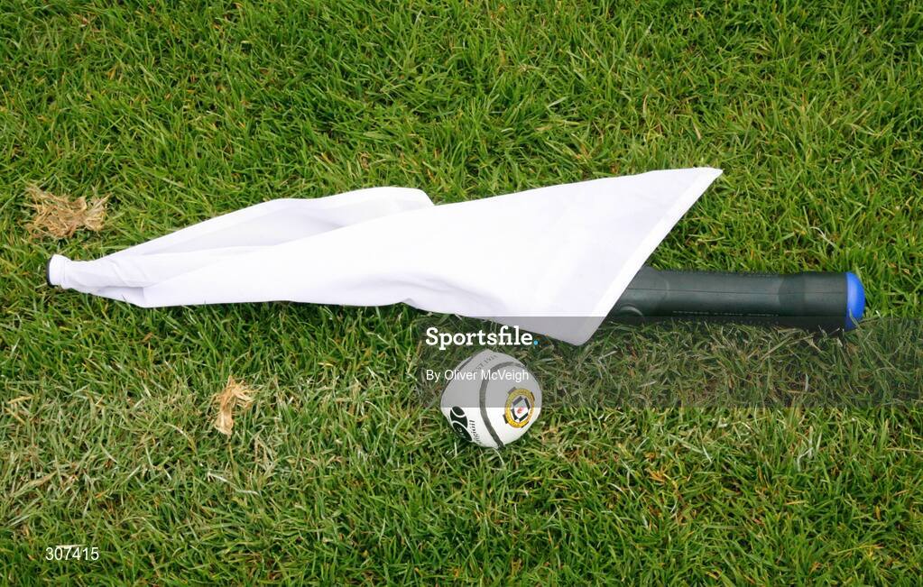 28 June 2008; An Umpires flag. All-Ireland Senior Championship Qualifier, Round 1, Antrim v Galway, Casement Park, Belfast, Co. Antrim. Picture credit: Oliver McVeigh / SPORTSFILE