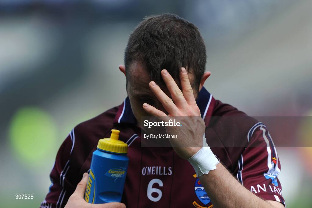 29 June 2008; Derek Heavin, Westmeath, at the end of the game. GAA Football Leinster Senior Championship Semi-Final, Dublin v Westmeath, Croke Park, Dublin. Picture credit: Ray McManus / SPORTSFILE