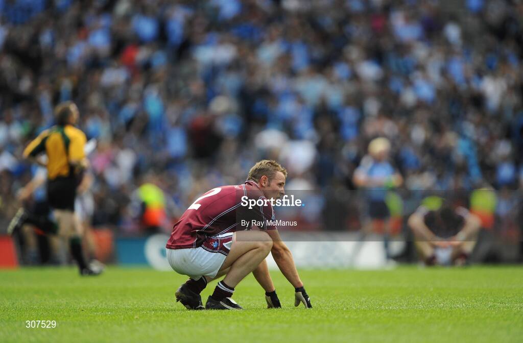 29 June 2008; Francis Boyle, Westmeath, at the end of the game. GAA Football Leinster Senior Championship Semi-Final, Dublin v Westmeath, Croke Park, Dublin. Picture credit: Ray McManus / SPORTSFILE