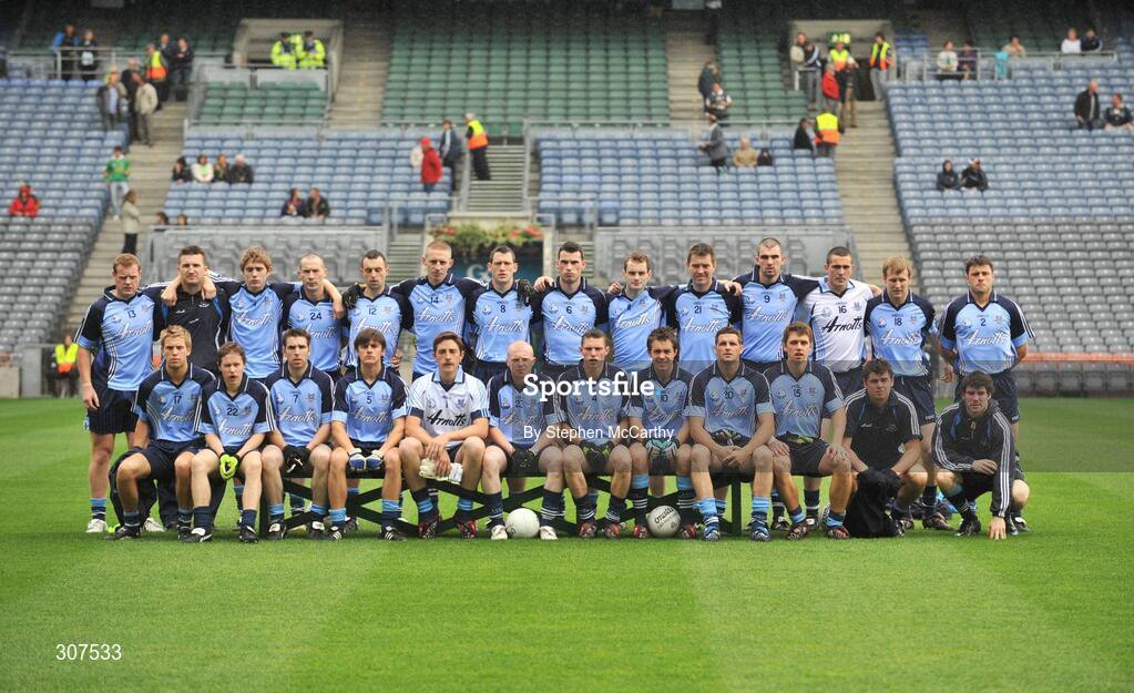 29 June 2008; The Dublin squad. Leinster Junior Football Championship Final, Dublin v Meath, Croke Park, Dublin. Picture credit: Stephen McCarthy / SPORTSFILE