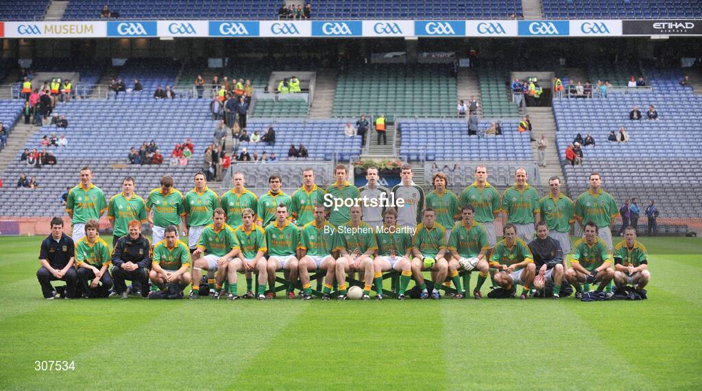 29 June 2008; The Meath squad. Leinster Junior Football Championship Final, Dublin v Meath, Croke Park, Dublin. Picture credit: Stephen McCarthy / SPORTSFILE