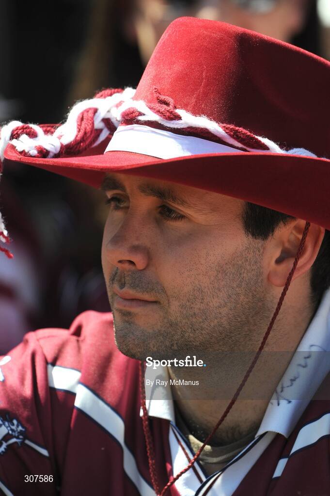 29 June 2008; Westmeath supporter Gary Kenny from Athlone before the game. GAA Football Leinster Senior Championship Semi-Final, Dublin v Westmeath, Croke Park, Dublin. Picture credit: Ray McManus / SPORTSFILE