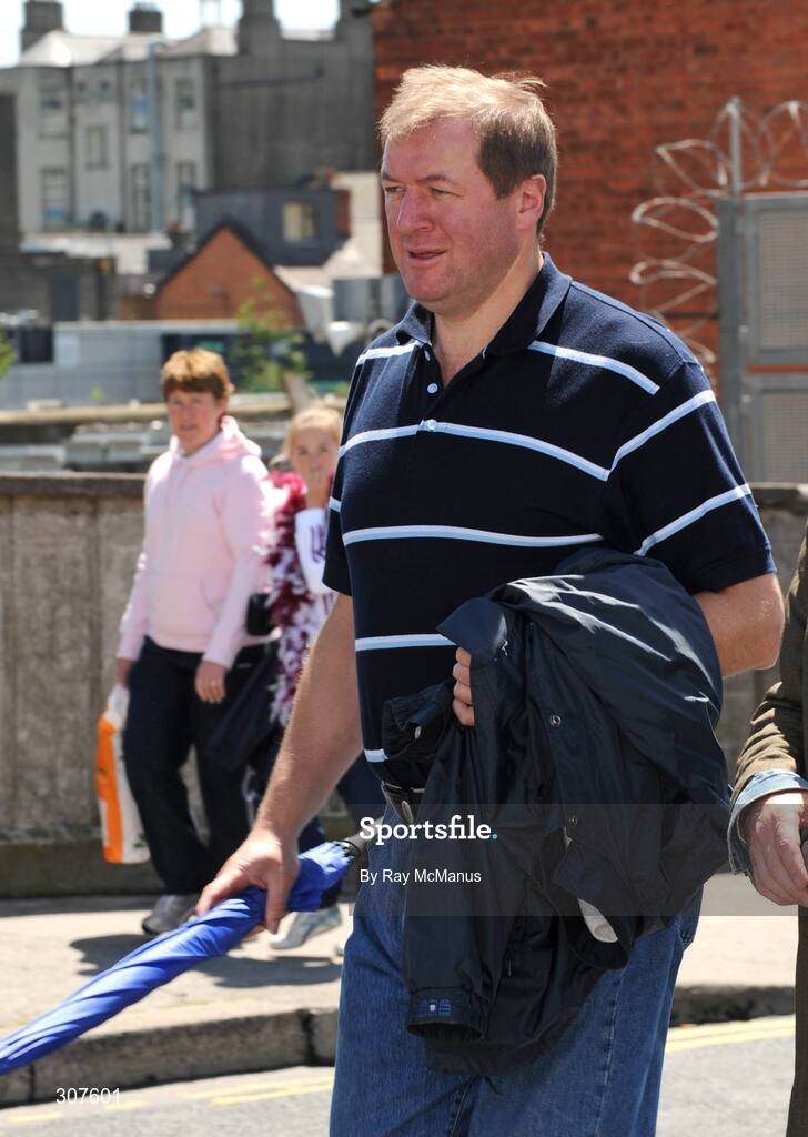 29 June 2008; Former International rugby star Neil Francis on his way to the game. GAA Football Leinster Senior Championship Semi-Final, Dublin v Westmeath, Croke Park, Dublin. Picture credit: Ray McManus / SPORTSFILE