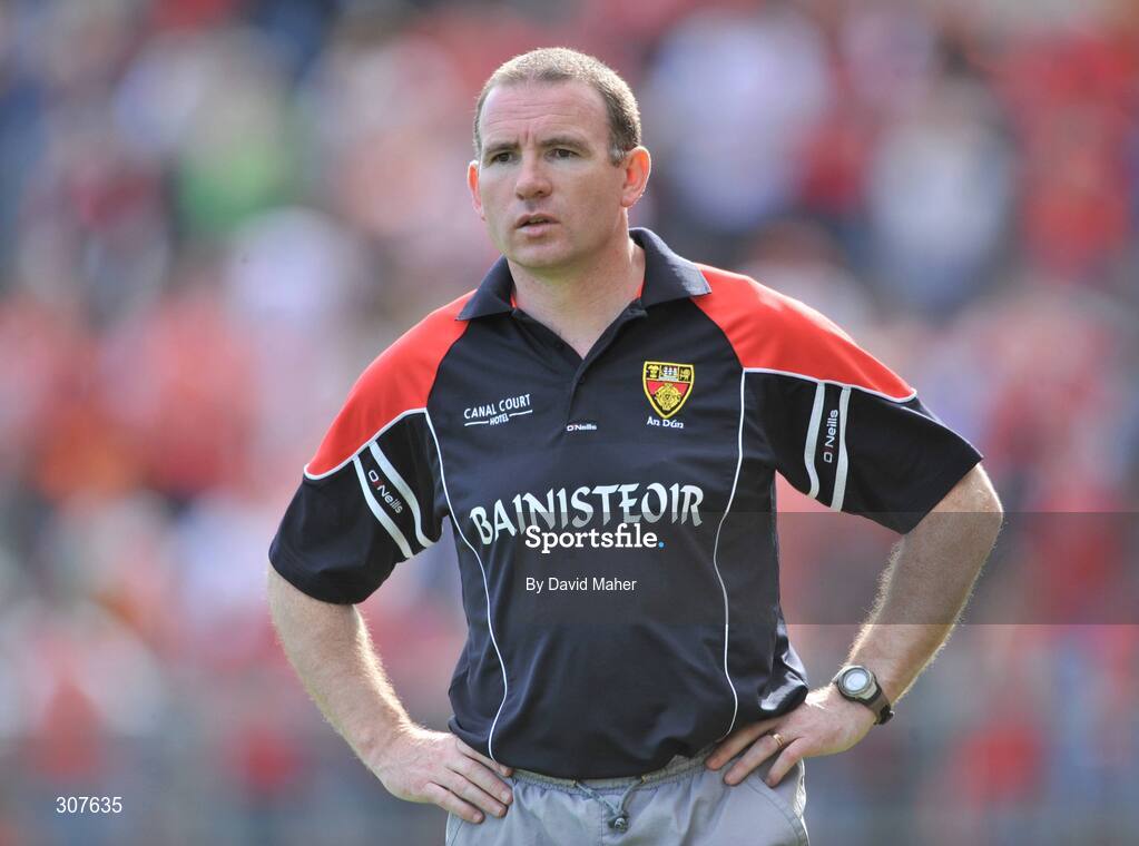 29 June 2008; Down manager Ross Carr during the game. GAA Football Ulster Senior Championship Semi-Final, Down v Armagh, St Tighearnach's Park, Clones, Co. Monaghan. Picture credit: David Maher / SPORTSFILE