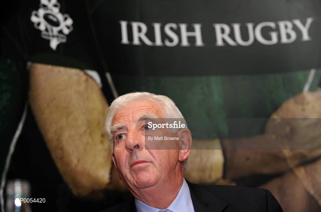 27 June 2008; New IRFU President John Lyons during the IRFU Annual Council Meeting. Ballsbridge Court Hotel, Ballsbridge, Dublin. Picture credit: Matt Browne / SPORTSFILE