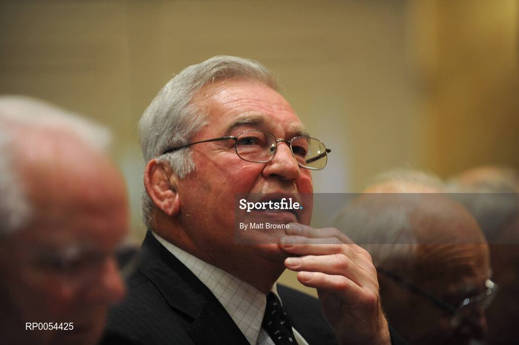 27 June 2008; Dr. Syd Millar, A former IRFU President, former IRB Chairman and former Chairman of the Celtic League, during the IRFU Annual Council Meeting. Ballsbridge Court Hotel, Ballsbridge, Dublin. Picture credit: Matt Browne / SPORTSFILE