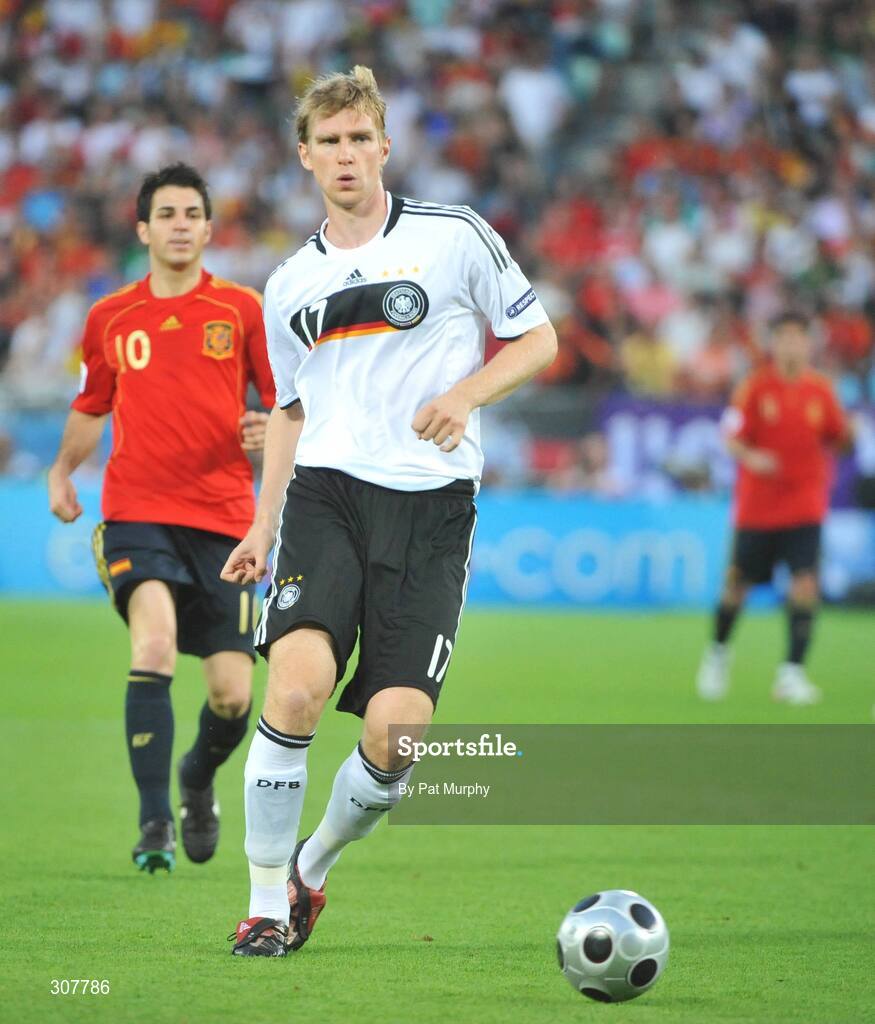 29 June 2008; Per Mertesacker, Germany. UEFA EURO 2008TM, Final, Germany v Spain, Ernst Happel Stadion, Vienna, Austria. Picture credit; Pat Murphy / SPORTSFILE