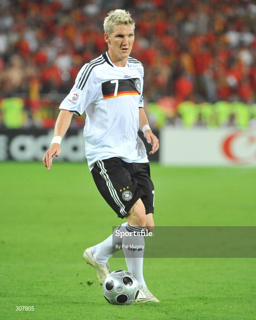 29 June 2008; Bastian Schweinsteiger, Germany. UEFA EURO 2008TM, Final, Germany v Spain, Ernst Happel Stadion, Vienna, Austria. Picture credit; Pat Murphy / SPORTSFILE