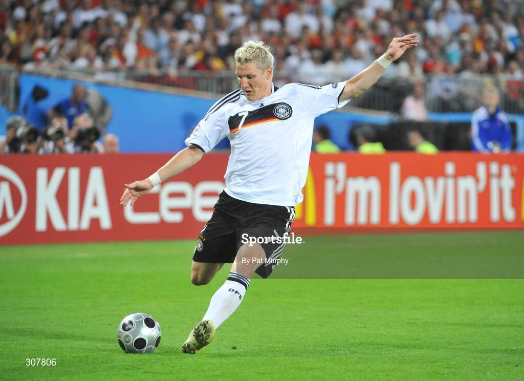 29 June 2008; Bastian Schweinsteiger, Germany. UEFA EURO 2008TM, Final, Germany v Spain, Ernst Happel Stadion, Vienna, Austria. Picture credit; Pat Murphy / SPORTSFILE