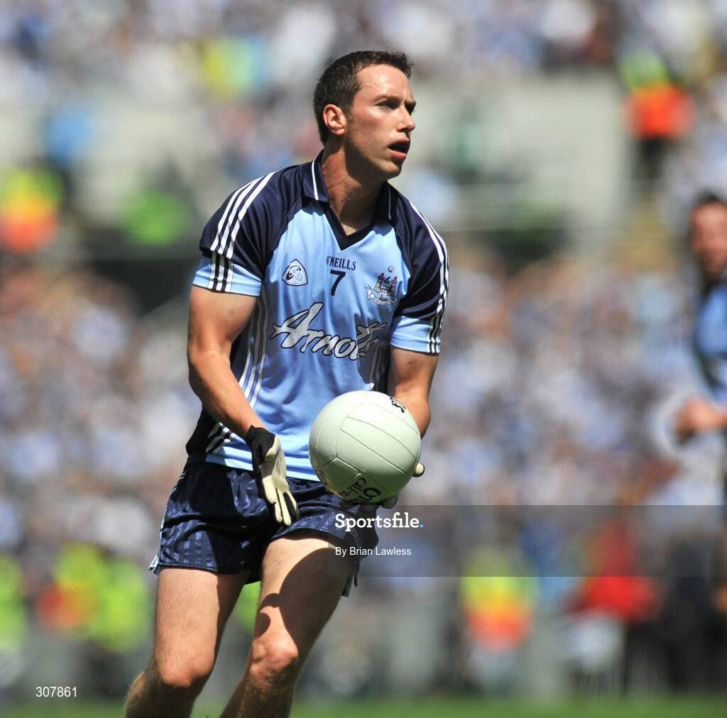 29 June 2008; Dublin's Barry Cahill. GAA Football Leinster Senior Championship Semi-Final, Dublin v Westmeath, Croke Park, Dublin. Picture credit: Brian Lawless / SPORTSFILE