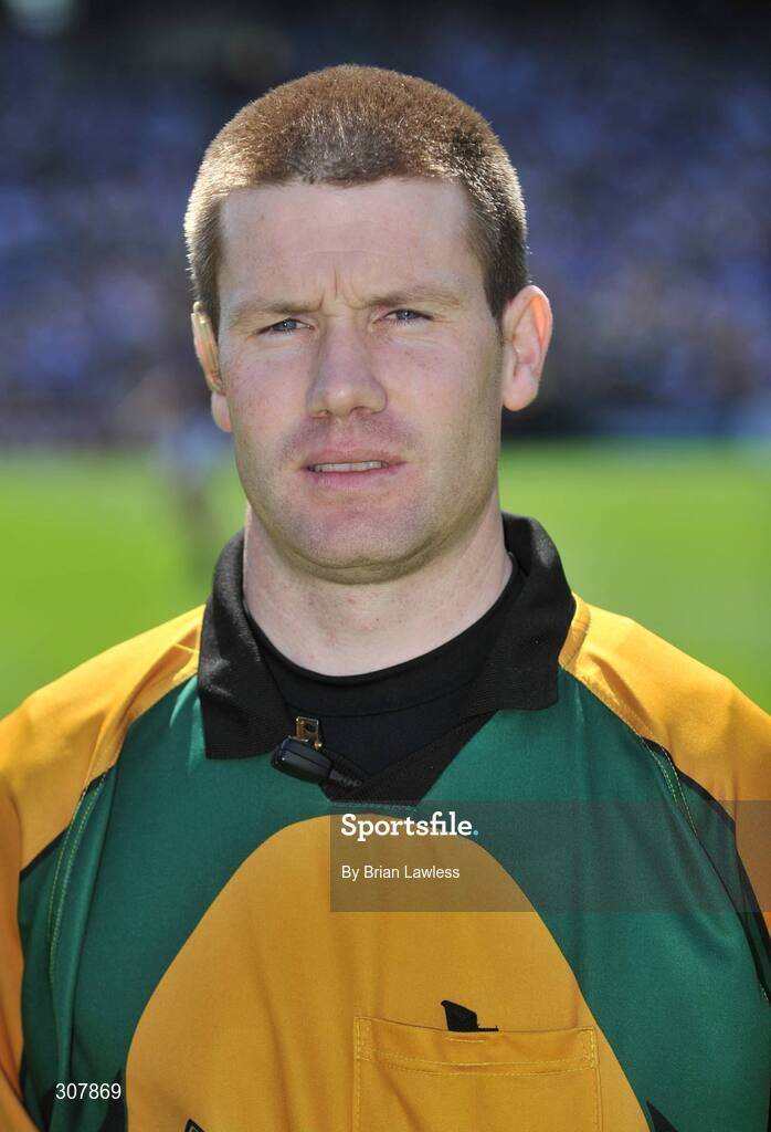 29 June 2008; Referee Padraig Hughes. GAA Football Leinster Senior Championship Semi-Final, Dublin v Westmeath, Croke Park, Dublin. Picture credit: Brian Lawless / SPORTSFILE