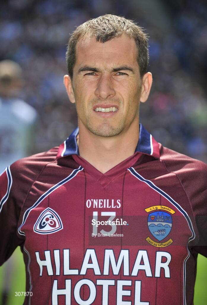 29 June 2008; Westmeath captain Des Dolan. GAA Football Leinster Senior Championship Semi-Final, Dublin v Westmeath, Croke Park, Dublin. Picture credit: Brian Lawless / SPORTSFILE