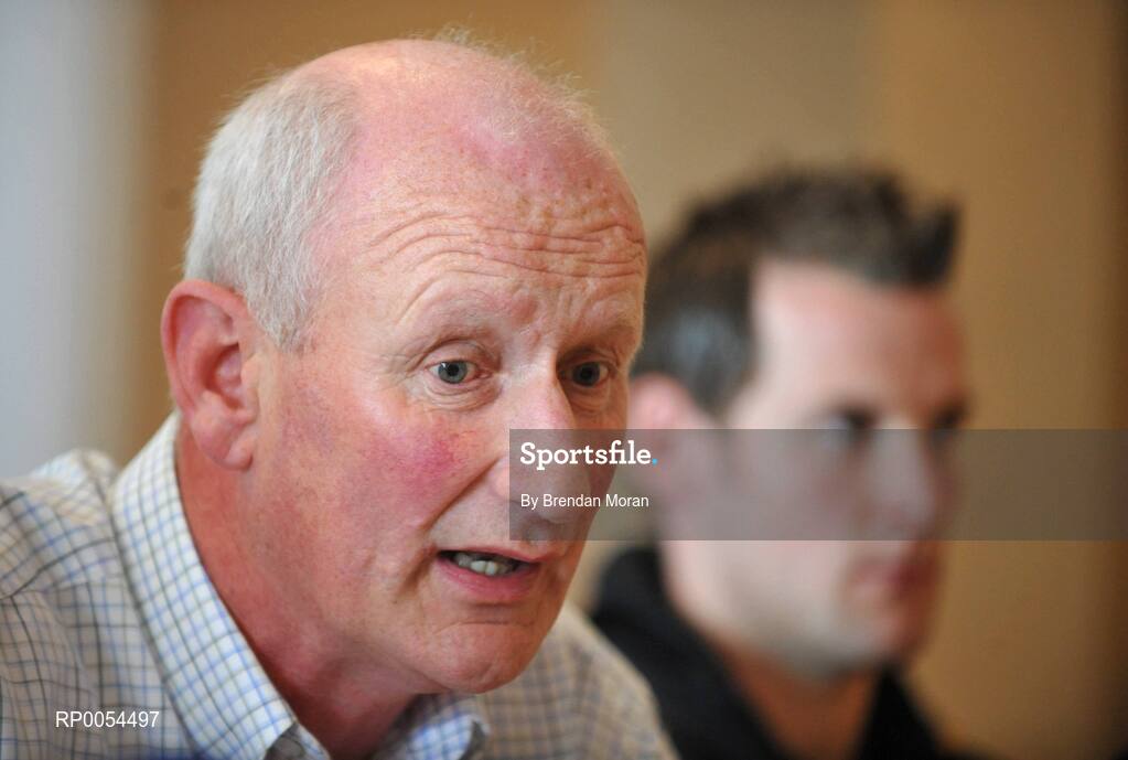 30 June 2008; Kilkenny manager Brian Cody speaking during a press conference ahead of the GAA Hurling Leinster Senior Final on Sunday next. Talbot Hotel, Carlow. Picture credit: Brendan Moran / SPORTSFILE