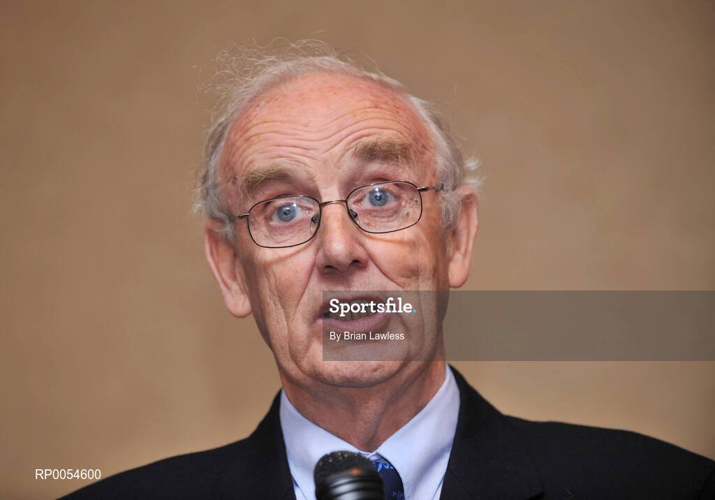 2 July 2008; The Irish team for the 2008 Paralympic Games in Beijing was officially announced at an event today. Forty five elite athletes across nine sports will represent Ireland at the Beijing Games which get underway on September 6th and run for twelve days. The Paralympic Games are elite Olympic style sports events for elite athletes with physical disabilities, or visual impairment, emphasising athletic achievement rather than disability. Speaking at the announcement is Chef de Mission Jimmy Byrne. Conrad Hotel, Dublin. Picture credit: Brian Lawless / SPORTSFILE