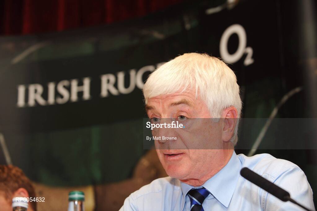 27 June 2008; Tom Grace, IRFU Honorary Treasurer, during the IRFU Annual Council Meeting. Ballsbridge Court Hotel, Ballsbridge, Dublin. Picture credit: Matt Browne / SPORTSFILE
