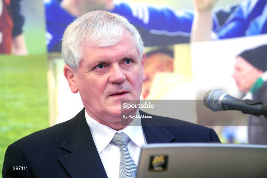 11 April 2008; Sheamus Howlin, Chairman Leinster Council, speaking at the 2008 GAA Annual Congress. Radisson Hotel, Ballincar, Sligo. Picture credit: Ray McManus / SPORTSFILE