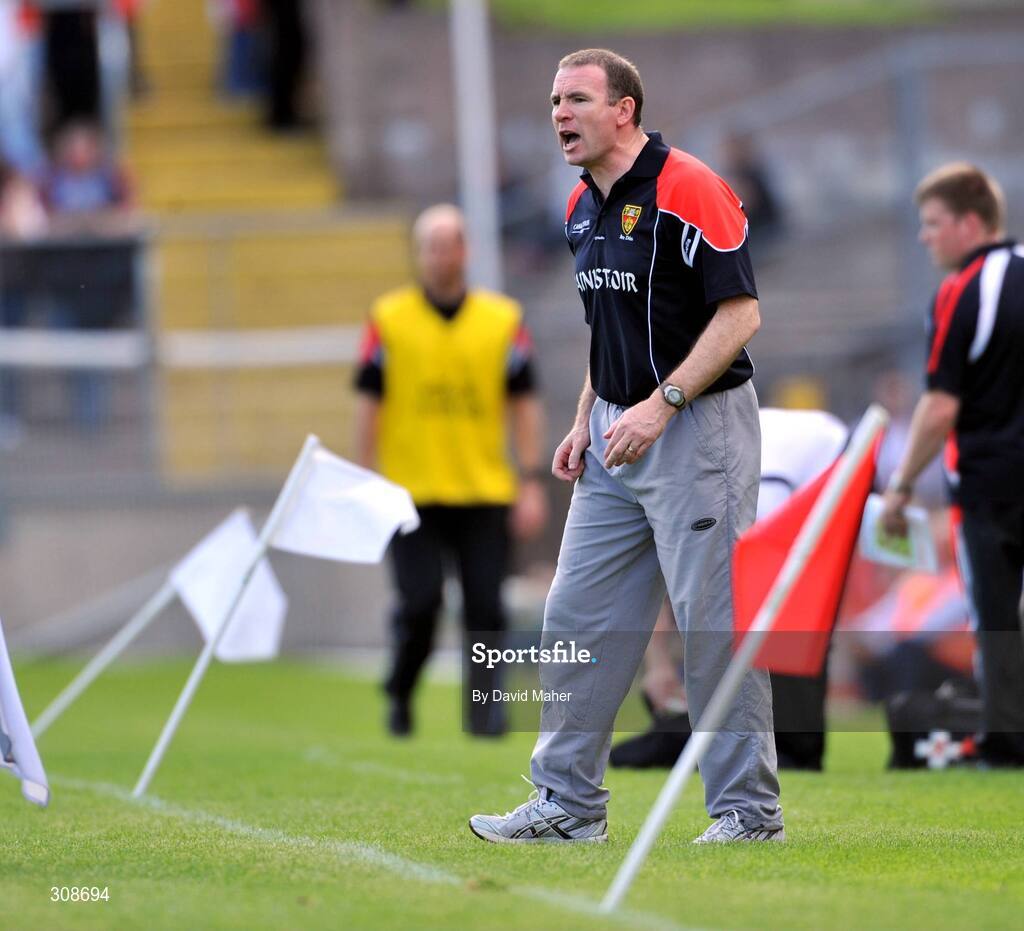 29 June 2008; Down manager Ross Carr. GAA Football Ulster Senior Championship Semi-Final, Down v Armagh, St Tighearnach's Park, Clones, Co. Monaghan. Picture credit: David Maher / SPORTSFILE