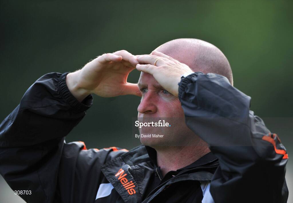 29 June 2008; Armagh manager Peter McDonnell. GAA Football Ulster Senior Championship Semi-Final, Down v Armagh, St Tighearnach's Park, Clones, Co. Monaghan. Picture credit: David Maher / SPORTSFILE