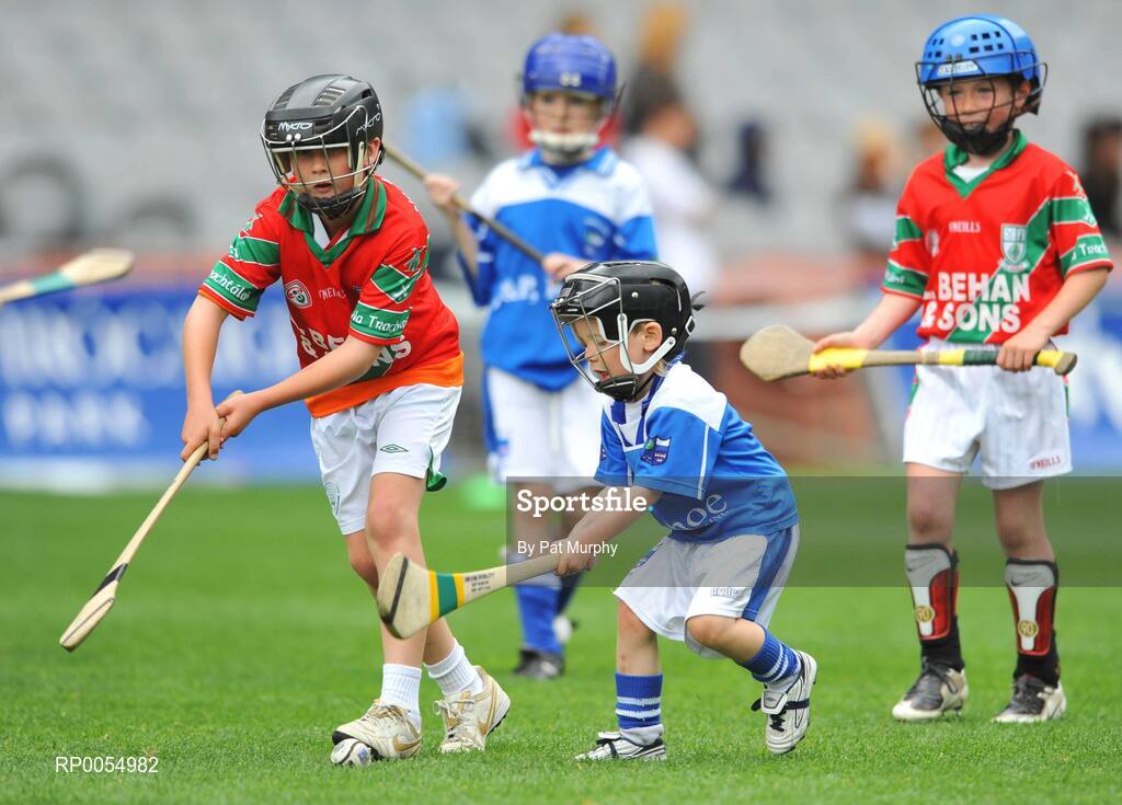 10 July 2008; Action from the Leinster - Play and Stay with GAA Go Games activity day which saw over 700 children under the age of 8 take part in games in both hurling and football on six pitches at Croke Park, Dublin. Picture credit: Pat Murphy / SPORTSFILE