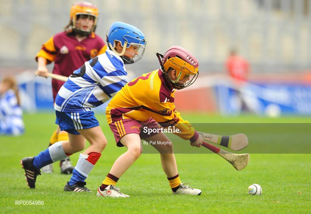 10 July 2008; Action from the Leinster - Play and Stay with GAA Go Games activity day which saw over 700 children under the age of 8 take part in games in both hurling and football on six pitches at Croke Park, Dublin. Picture credit: Pat Murphy / SPORTSFILE