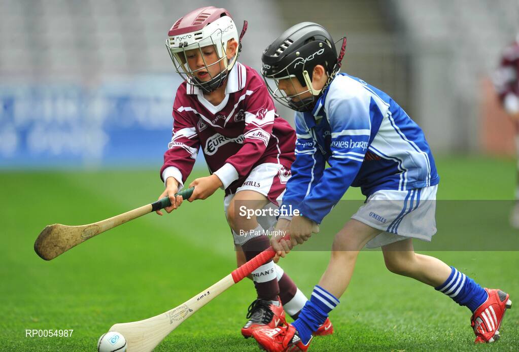10 July 2008; Action from the Leinster - Play and Stay with GAA Go Games activity day which saw over 700 children under the age of 8 take part in games in both hurling and football on six pitches at Croke Park, Dublin. Picture credit: Pat Murphy / SPORTSFILE