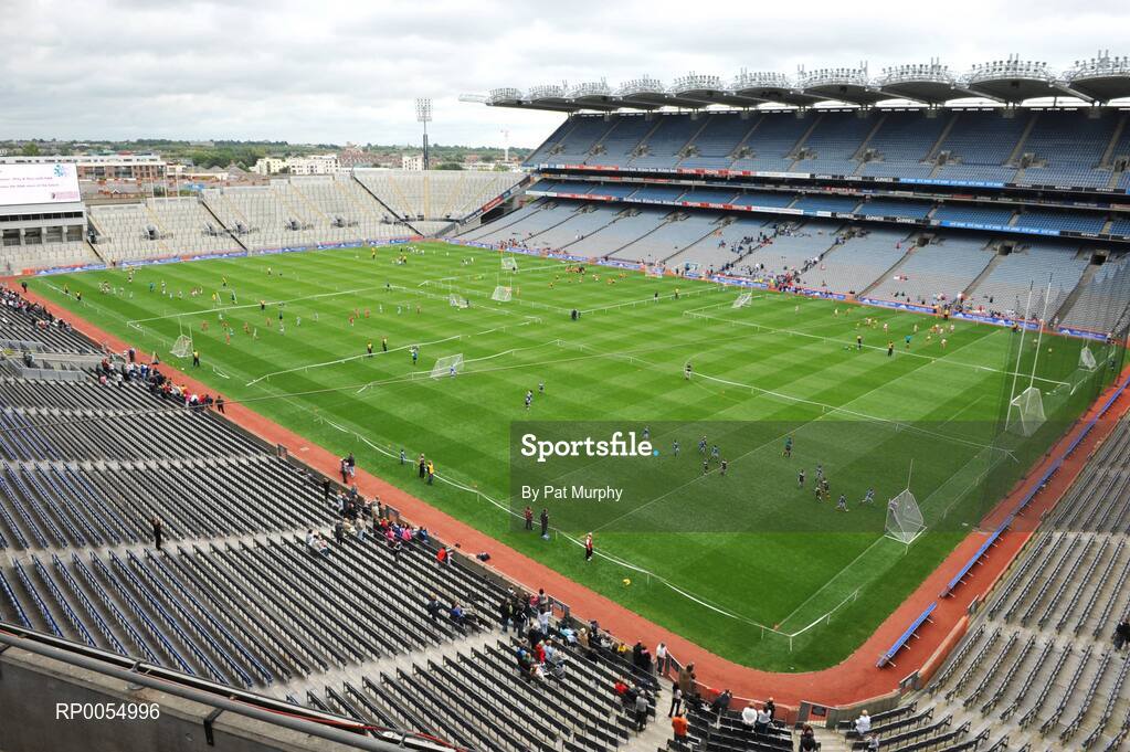 10 July 2008; A general view of Croke Park during the Leinster - Play and Stay with GAA Go Games activity day which saw over 700 children under the age of 8 take part in games in both hurling and football on six pitches at Croke Park, Dublin. Picture credit: Pat Murphy / SPORTSFILE