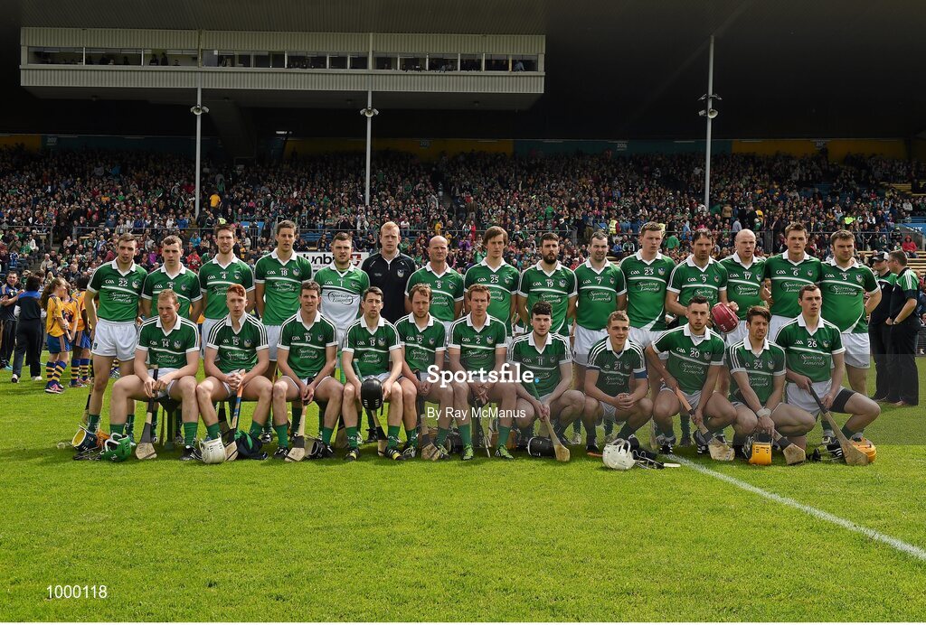 24 May 2015; The  Limerick squad. Munster GAA Hurling Senior Championship Quarter-Final, Clare v Limerick. Semple Stadium, Thurles, Co. Tipperary. Picture credit: Ray McManus / SPORTSFILE