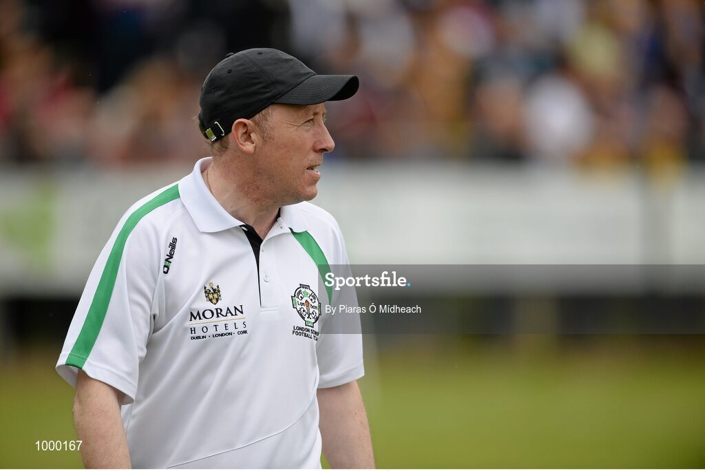 24 May 2015; London manager Paul Coggins. Connacht GAA Football Senior Championship Quarter-Final, London v Roscommon. Páirc Smárgaid, Ruislip, London, England. Picture credit: Piaras Ó Mídheach / SPORTSFILE