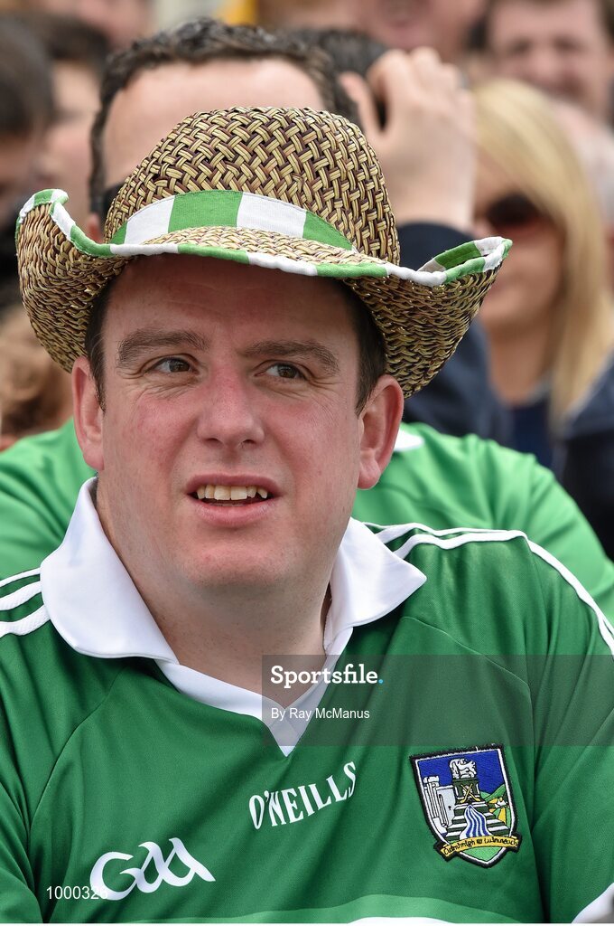 24 May 2015; Patrick Walshe, from Kilmallock, Co Limerick, watches the game from the 'old stand'. Munster GAA Hurling Senior Championship Quarter-Final, Clare v Limerick. Semple Stadium, Thurles, Co. Tipperary. Picture credit: Ray McManus / SPORTSFILE