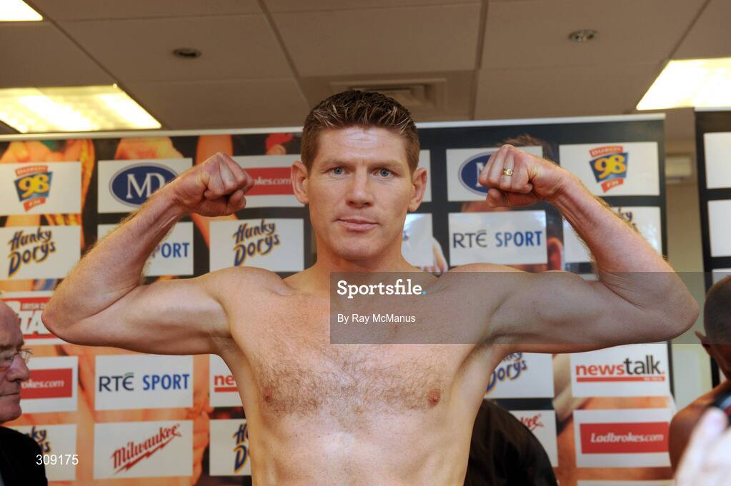 11 July 2008; Jim Rock during the official weigh-in ahead of the Hunky Dory's Fight Night this Saturday July 12th at the National Stadium, Dublin. Burlington Hotel, Dublin. Picture credit: Ray McManus / SPORTSFILE
