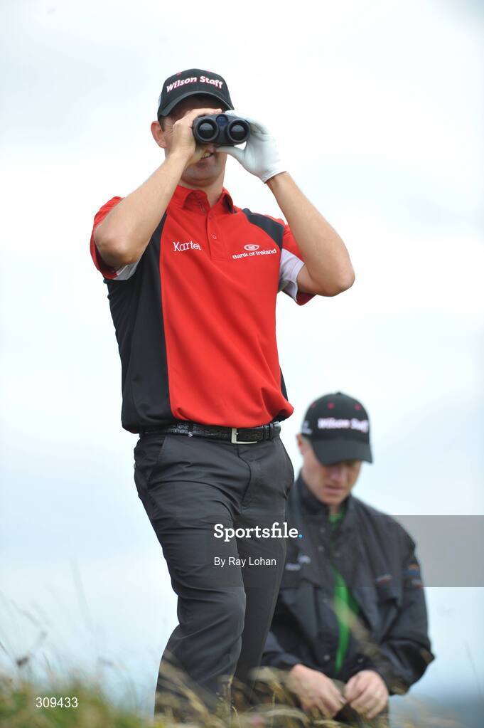 12 July 2008; Padraig Harrington looks on at the 7th during the Ladbrokes.com Irish PGA Championship, The European Club, Co. Wicklow. Picture credit: Ray Lohan / SPORTSFILE *** Local Caption ***