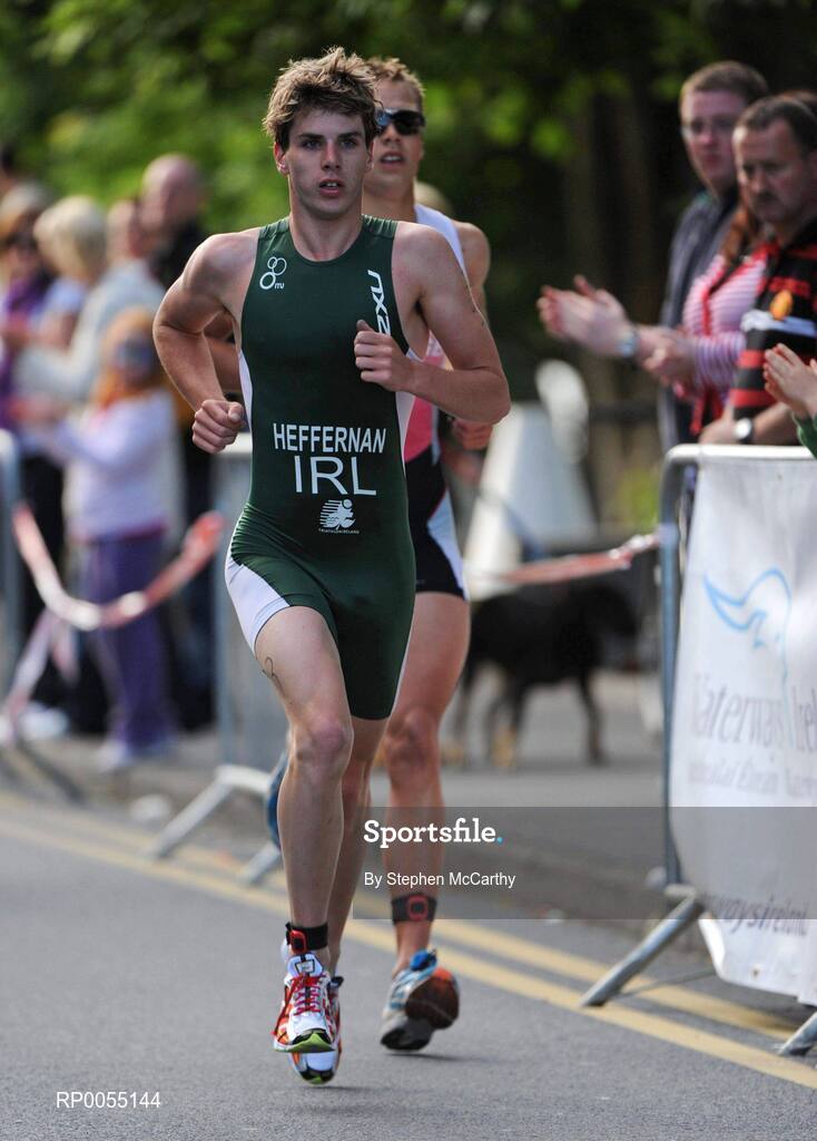 12 July 2008; Junior Heffernan, Ireland, in action during the running discipline of the Men's Elite Race at the triAthlone event. Over 1,500 competitors took part in the third running of triAthlone sponsored by Waterways Ireland. triAthlone will host the European Triathlon Championships in 2010, the first time the event has ever been held in Ireland. Waterways Ireland triAthlone Triathlon, Athlone, Co. Westmeath. Picture credit: Stephen McCarthy / SPORTSFILE
