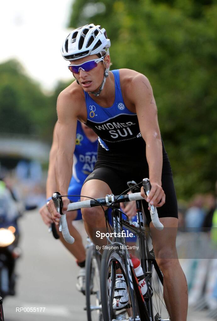 12 July 2008; Marc Widmer, Switzerland , in action during the cycling discipline of the Men's Elite Race at the triAthlone event. Over 1,500 competitors took part in the third running of triAthlone sponsored by Waterways Ireland. triAthlone will host the European Triathlon Championships in 2010, the first time the event has ever been held in Ireland. Waterways Ireland triAthlone Triathlon, Athlone, Co. Westmeath. Picture credit: Stephen McCarthy / SPORTSFILE