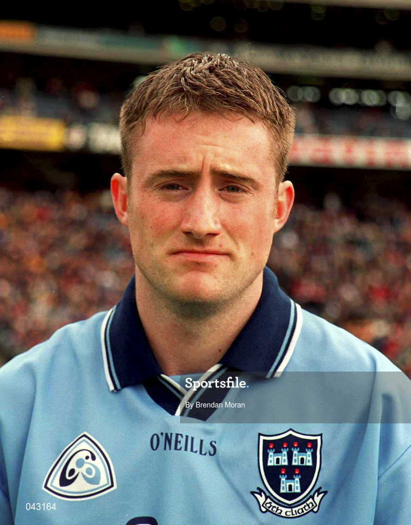 11 June 2000; Coman Goggins of Dublin prior to the Bank of Ireland Leinster Senior Football Championship Quarter-Final match between Dublin and Wexford at Croke Park in Dublin. Photo by Brendan Moran/Sportsfile