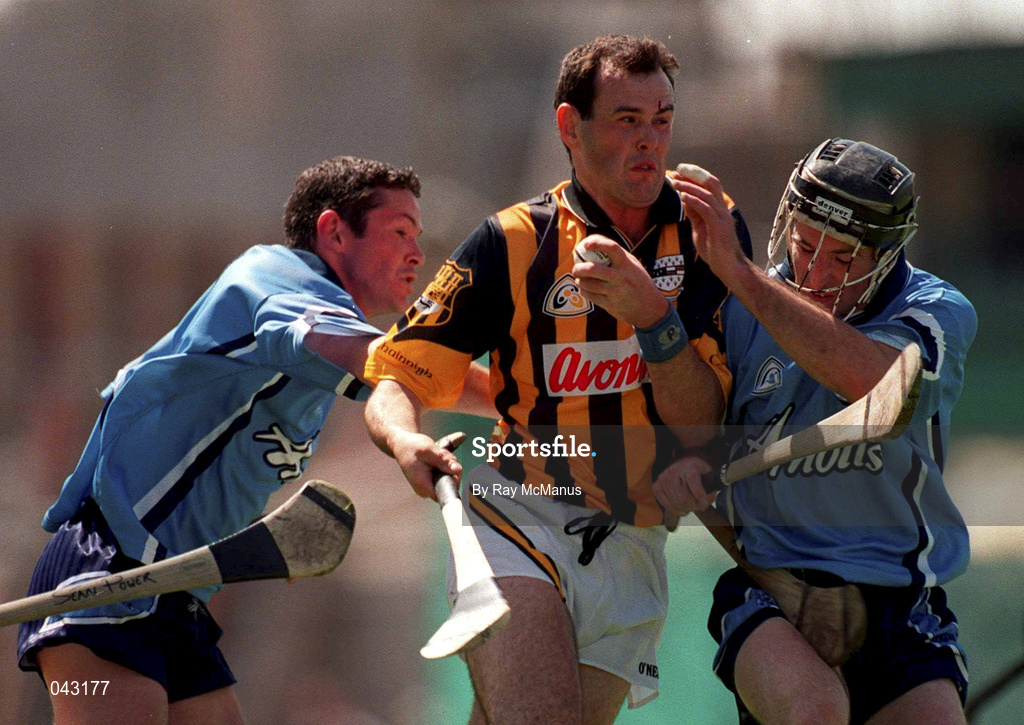 18 June 2000; Brian McEvoy of Kilkenny breaks through the Dublin defence during the Guinness Leinster Senior Hurling Championship Semi-Final match between Kilkenny and Dublin at Croke Park in Dublin. Photo by Ray McManus/Sportsfile