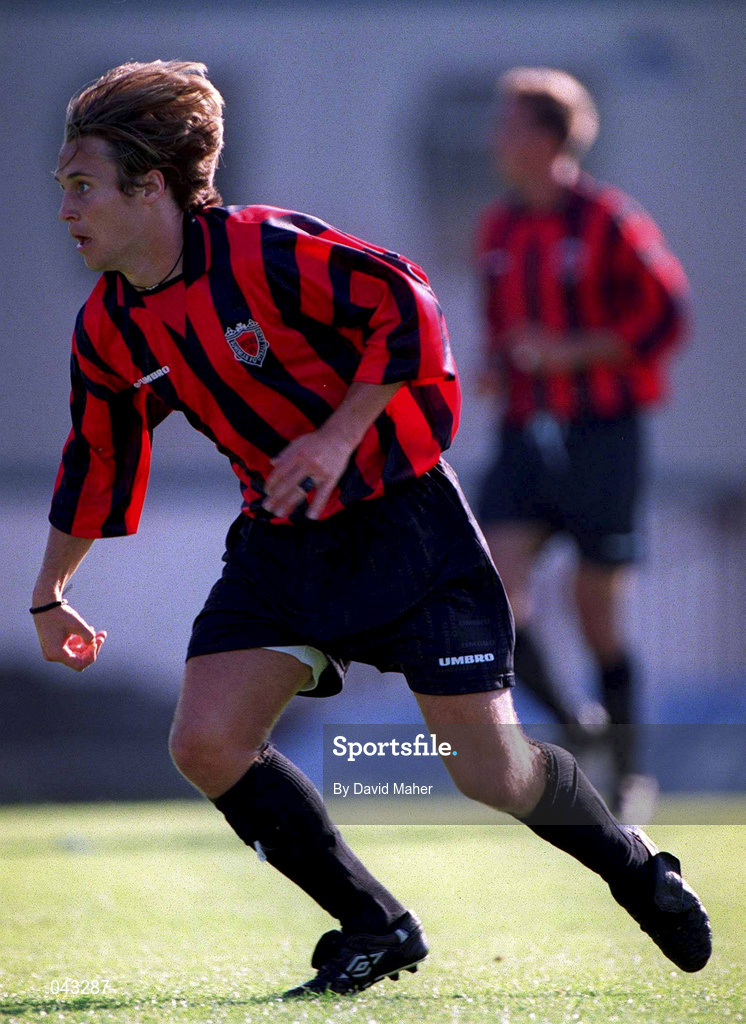 22 July 2000; Kevin Hunt of Bohemians during the Derek Swan Testimonial match between Bohemians and Tranmere Rovers at Dalymount Park in Dublin. Photo by David Maher/Sportsfile