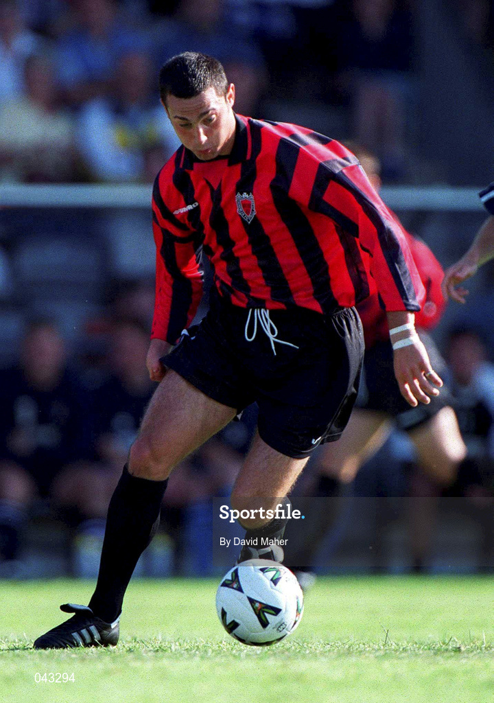 22 July 2000; David Morrison of Bohemians during the Derek Swan Testimonial match between Bohemians and Tranmere Rovers at Dalymount Park in Dublin. Photo by David Maher/Sportsfile