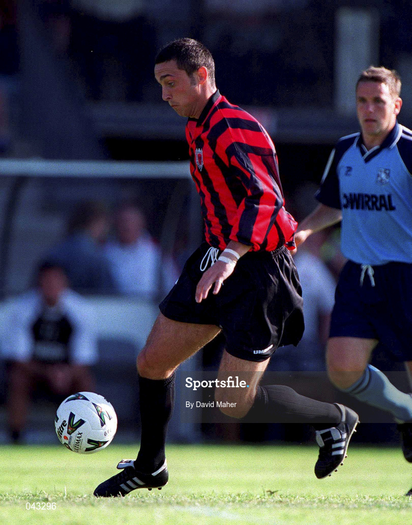 22 July 2000; David Morrison of Bohemians during the Derek Swan Testimonial match between Bohemians and Tranmere Rovers at Dalymount Park in Dublin. Photo by David Maher/Sportsfile