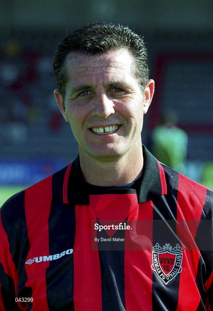 22 July 2000; Liam O'Brien of Bohemians prior to the Derek Swan Testimonial match between Bohemians and Tranmere Rovers at Dalymount Park in Dublin. Photo by David Maher/Sportsfile