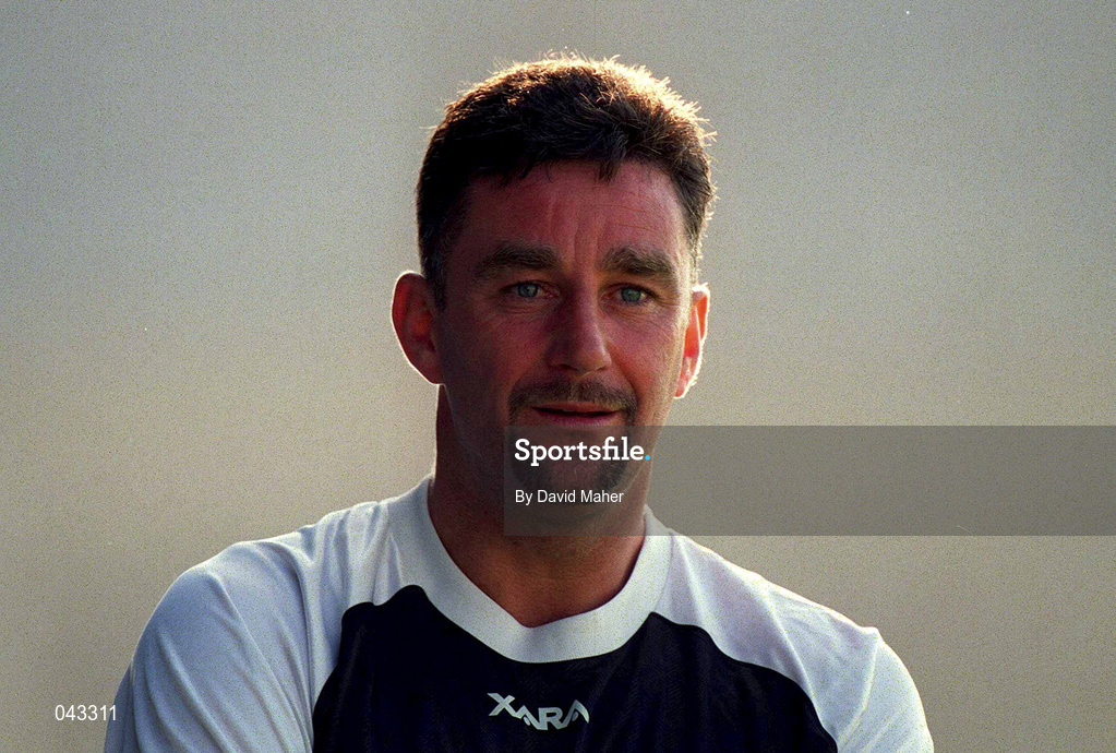 22 July 2000; Tranmere Rovers manager John Aldridge during the Derek Swan Testimonial match between Bohemians and Tranmere Rovers at Dalymount Park in Dublin. Photo by David Maher/Sportsfile