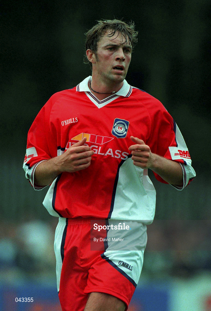 23 July 2000; Jamie Harris of St Patrick's Athletic during the Pre-Season Friendly match between St Patrick's Athletic and West Ham United at Richmond Park in Dublin. Photo by David Maher/Sportsfile