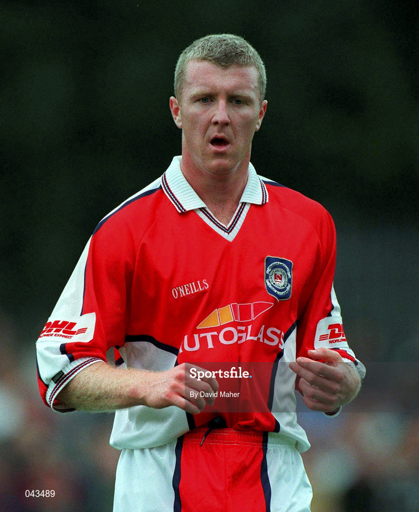 23 July 2000; Barry Prenderville of St Patrick's Athletic during the Pre-Season Friendly match between St Patrick's Athletic and West Ham United at Richmond Park in Dublin. Photo by David Maher/Sportsfile