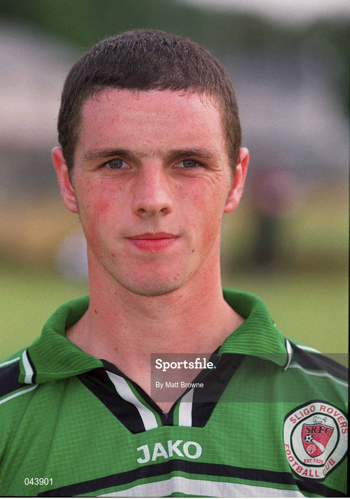 25 July 2000; Aubrey Dolan of Sligo Rovers during the Pre-Season Friendly match between Galway United and Sligo Rover in Athenry, Galway. Photo by Matt Browne/Sportsfile