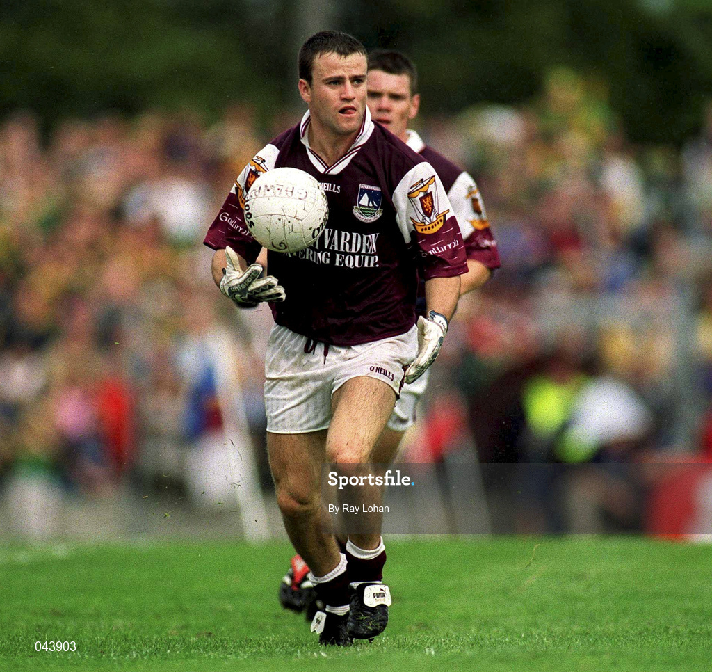 30 July 2000; Derek Savage of Galway during the Bank of Ireland Connacht Senior Football Championship Final between Galway and Leitrim at Dr Hyde Park in Roscommon. Photo by Ray Lohan/Sportsfile