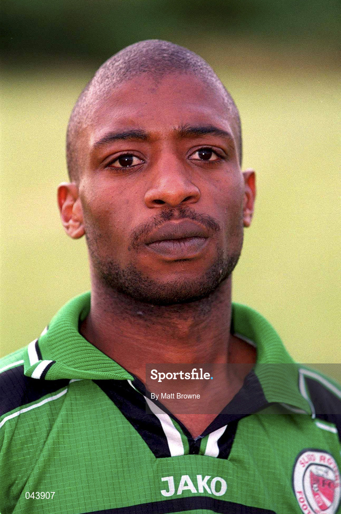 25 July 2000; Jimoh Adewale of Sligo Rovers during the Pre-Season Friendly match between Galway United and Sligo Rover in Athenry, Galway. Photo by Matt Browne/Sportsfile