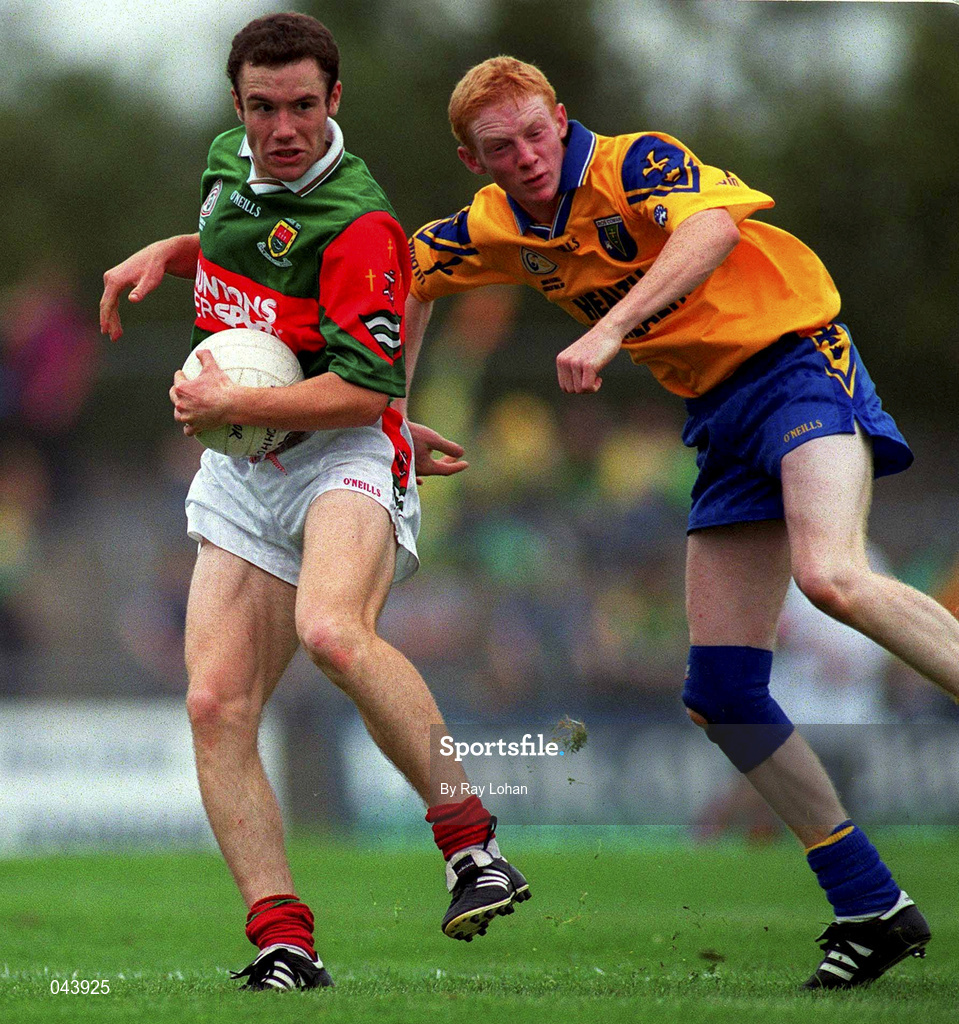 30 July 2000; Alan Byrne of Mayo during the Connacht Minor Football Championship Final between Roscommon and Mayo at Dr Hyde Park in Roscommon. Photo by Ray Lohan/Sportsfile