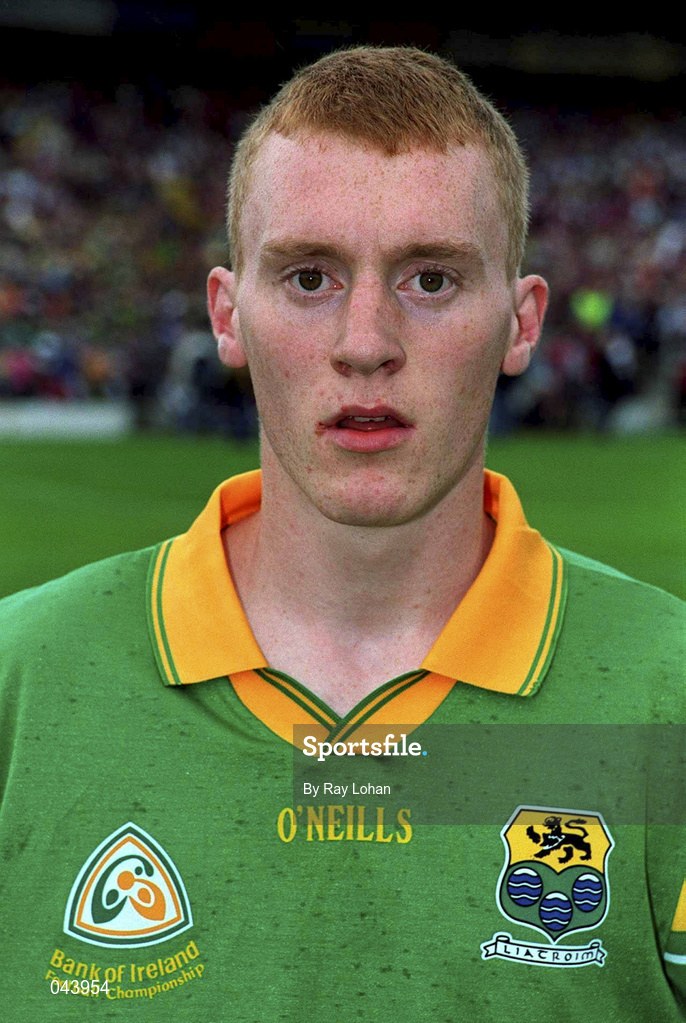 30 July 2000; Michael McGuinness of Leitrim during the Bank of Ireland Connacht Senior Football Championship Final between Galway and Leitrim at Dr Hyde Park in Roscommon. Photo by Ray Lohan/Sportsfile
